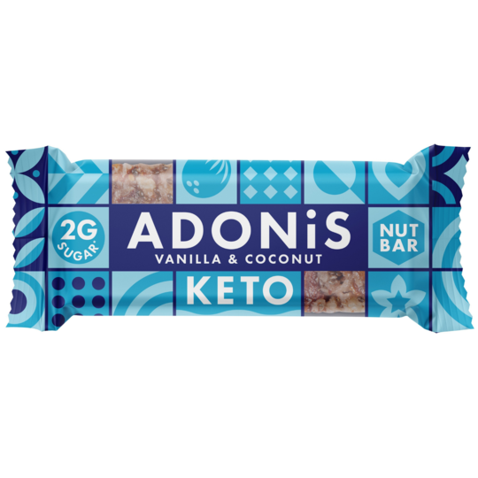 Adonis Foods Keto Nut Bar 16 x 35g - Out of Date